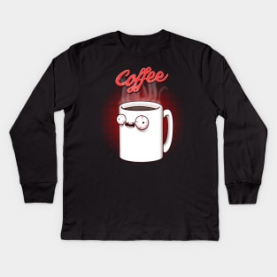 COFFEE Kids Long Sleeve T-Shirt